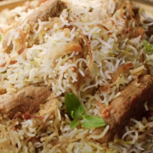 Chicken Malai Seekh Biryani